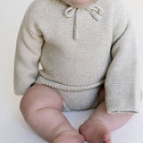 Purl Knit Sweater ‘Oatmeal’