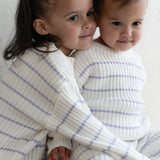 ‘Lilac Stripe’ Ribbed Knit Sweater