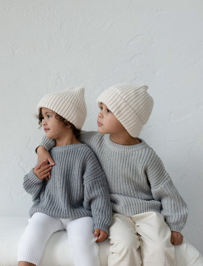 ‘Rain’ Chunky Knit Sweater
