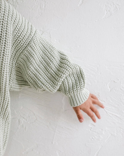 ‘Mint’ Chunky Knit Sweater