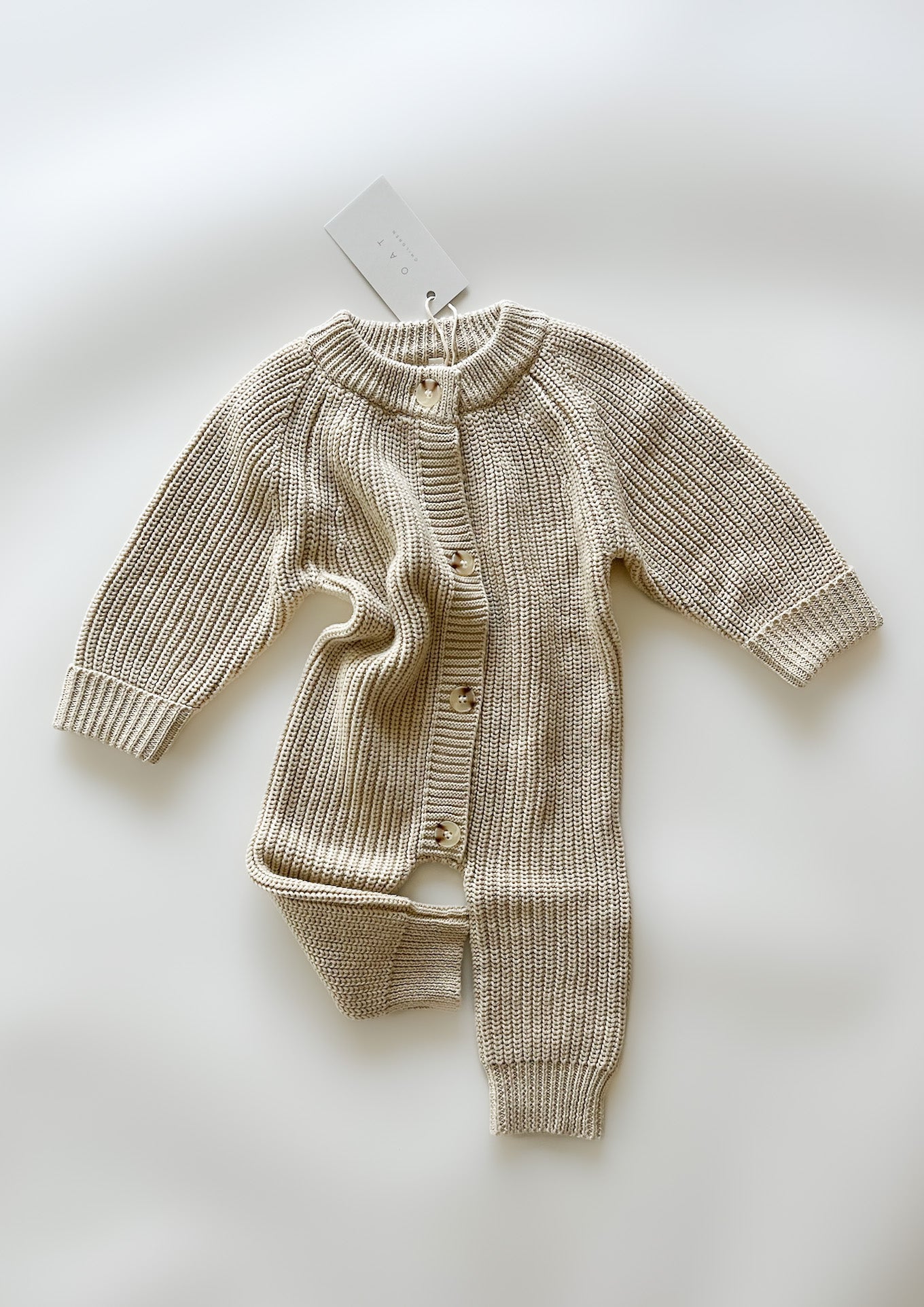 ‘Biscotti‘ Chunky Knit Playsuit