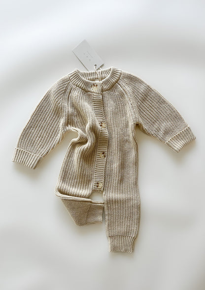 ‘Biscotti‘ Chunky Knit Playsuit