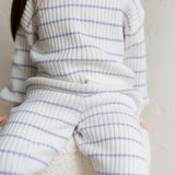 ‘Lilac Stripe’ Ribbed Knit Pant