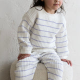 ‘Lilac Stripe’ Ribbed Knit Pant