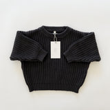 ‘Charcoal’ Chunky Knit Sweater