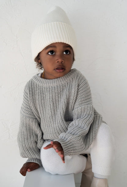 ‘Rain’ Chunky Knit Sweater