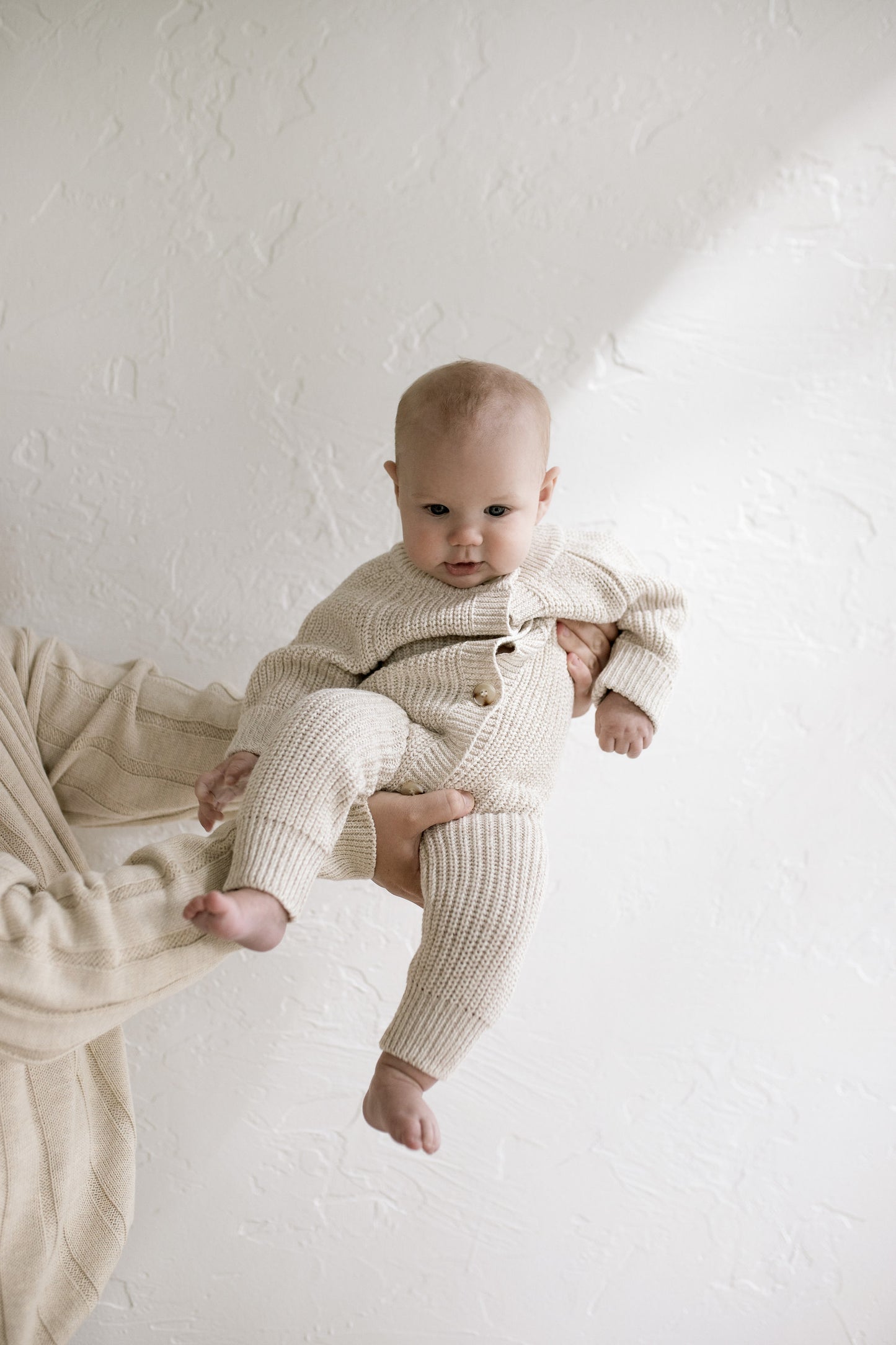 ‘Oatmeal‘ Chunky Knit Playsuit
