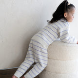 ‘Lilac Stripe’ Ribbed Knit Pant