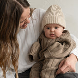 Children’s Wide Ribbed Knit Pant ‘Oak’