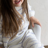 ‘Lilac Stripe’ Ribbed Knit Pant