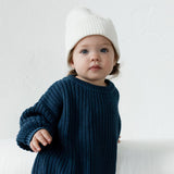 ‘Deep Blue’ Chunky Knit Sweater