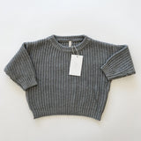 ‘Storm Gray’ Chunky Knit Sweater