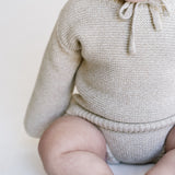 Purl Knit Sweater ‘Oatmeal’