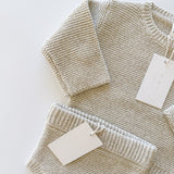 Purl Knit Sweater ‘Oatmeal’