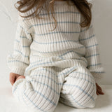 Children’s ‘Sky Blue Stripe’ Ribbed Knit Sweater