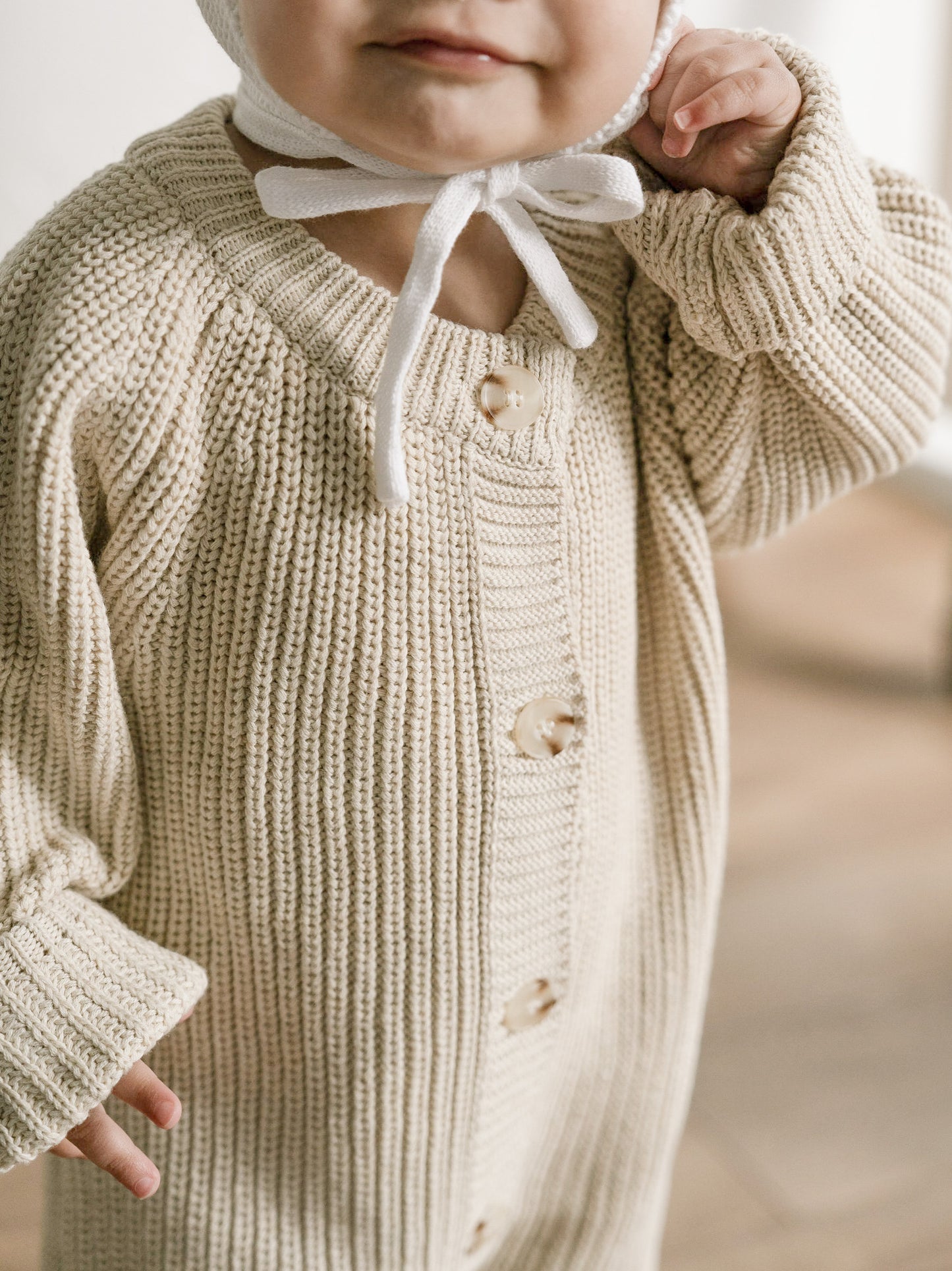 ‘Biscotti‘ Chunky Knit Playsuit
