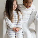 ‘Lilac Stripe’ Ribbed Knit Pant