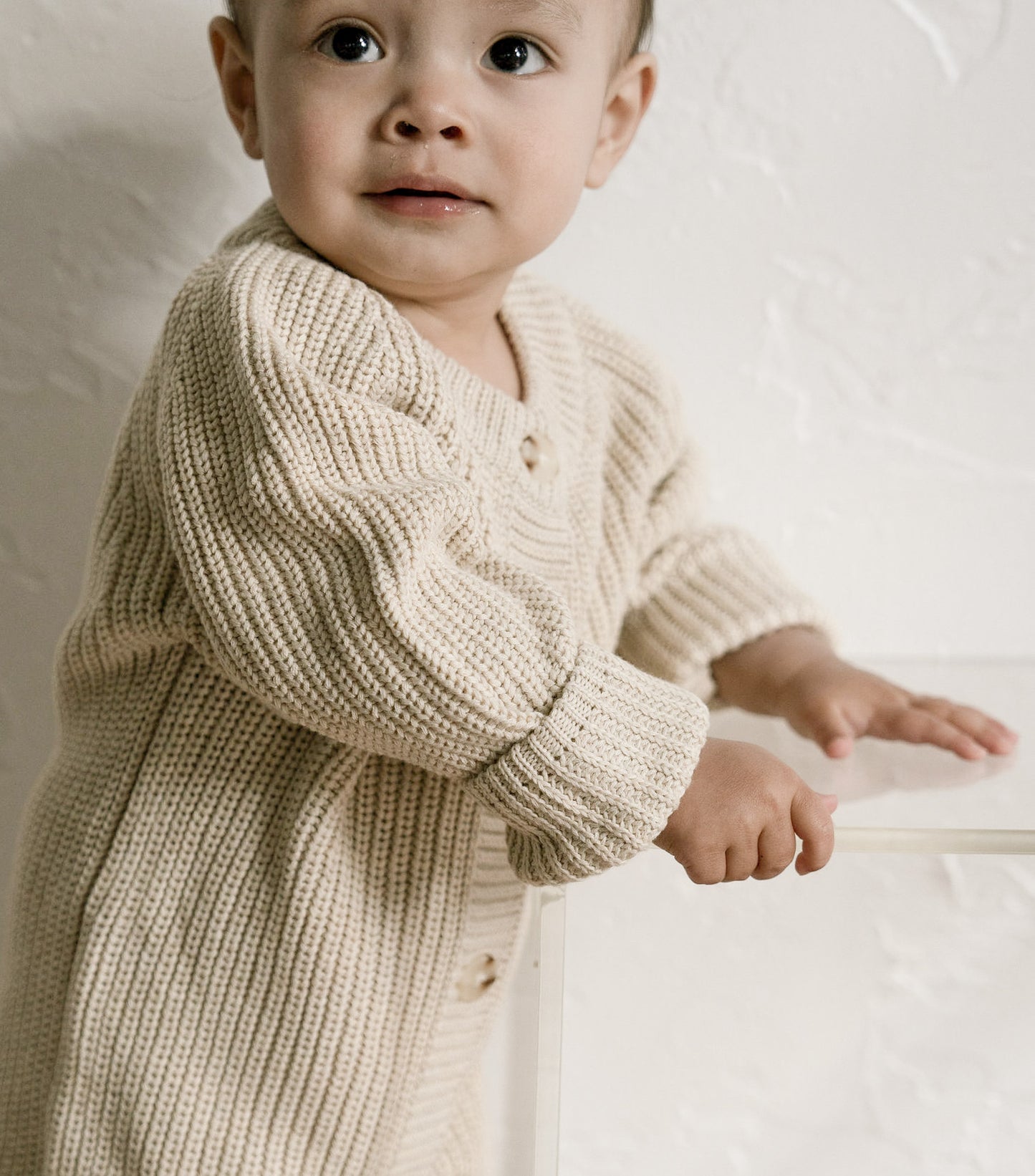 ‘Biscotti‘ Chunky Knit Playsuit