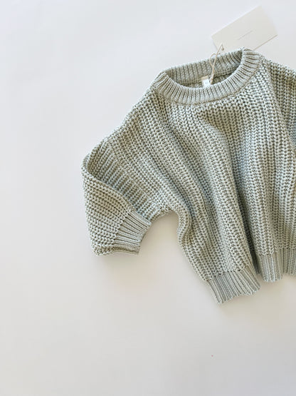 ‘Mint’ Chunky Knit Sweater