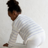 ‘Lilac Stripe’ Ribbed Knit Sweater