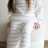 ‘Lilac Stripe’ Ribbed Knit Pant
