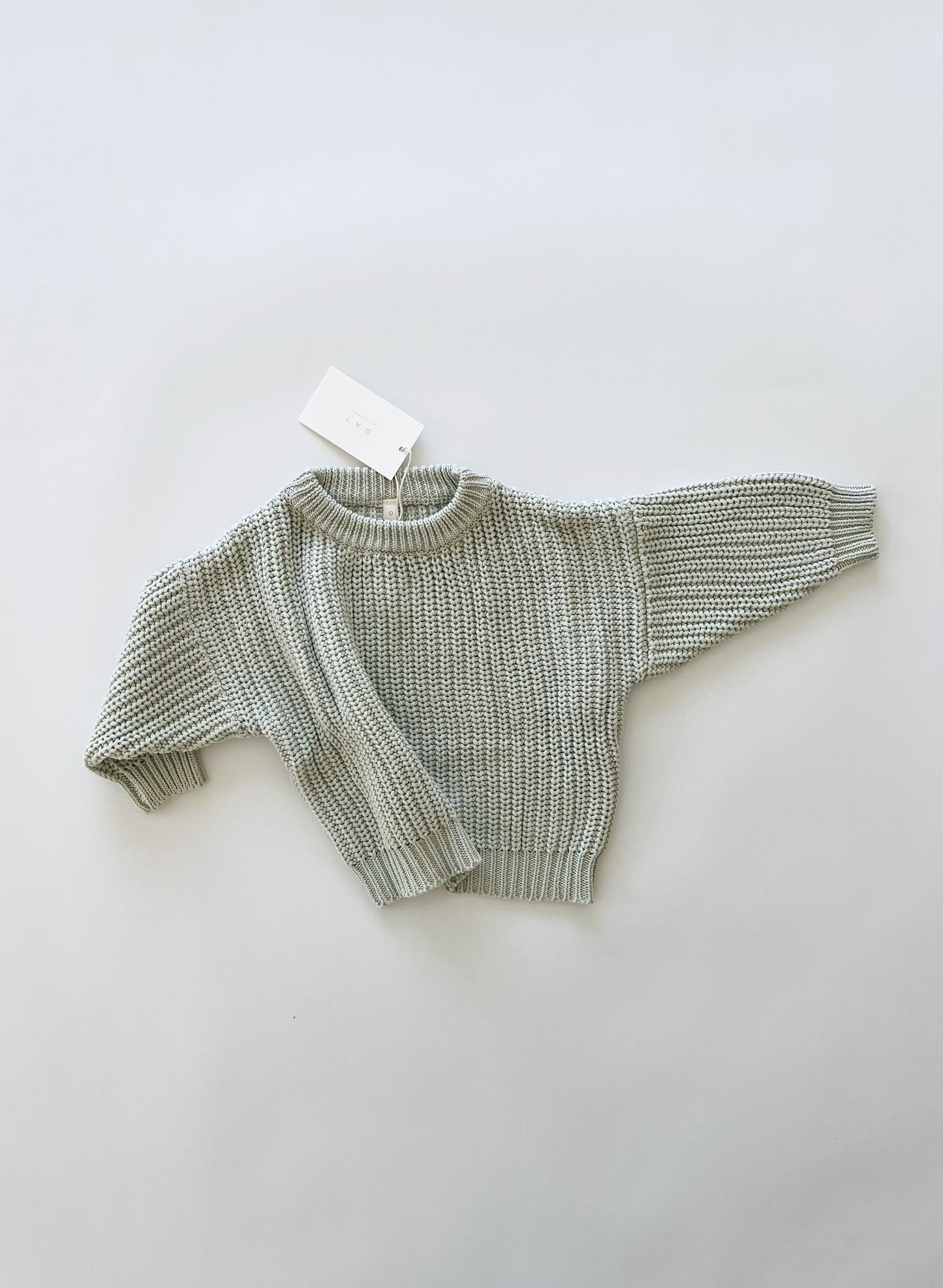 ‘Mint’ Chunky Knit Sweater