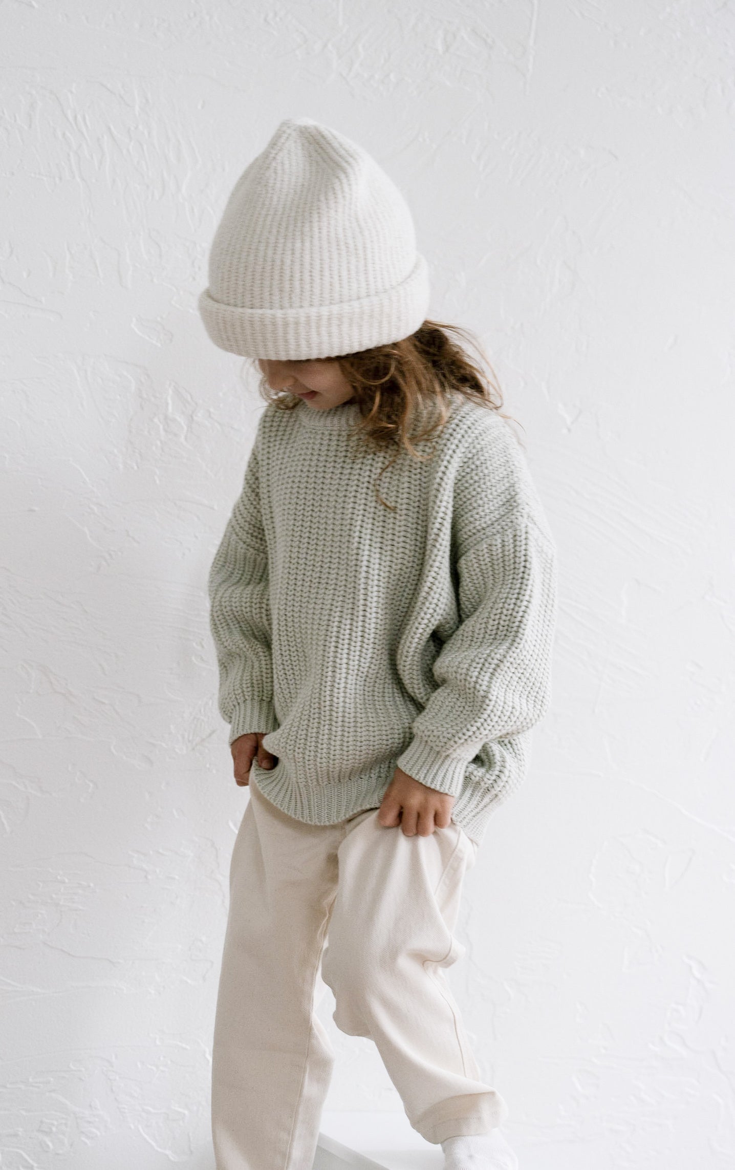 ‘Mint’ Chunky Knit Sweater