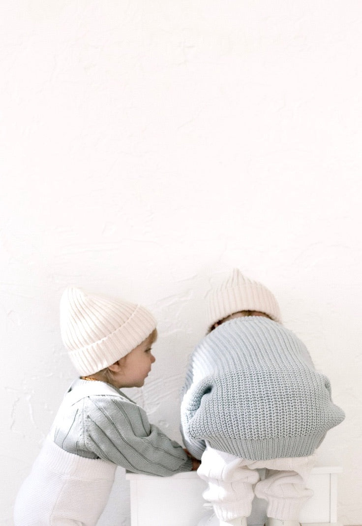 ‘Sky Blue’ Chunky Knit Sweater