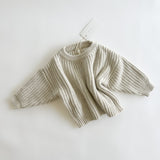 ‘Gray Marle’ Chunky Knit Sweater