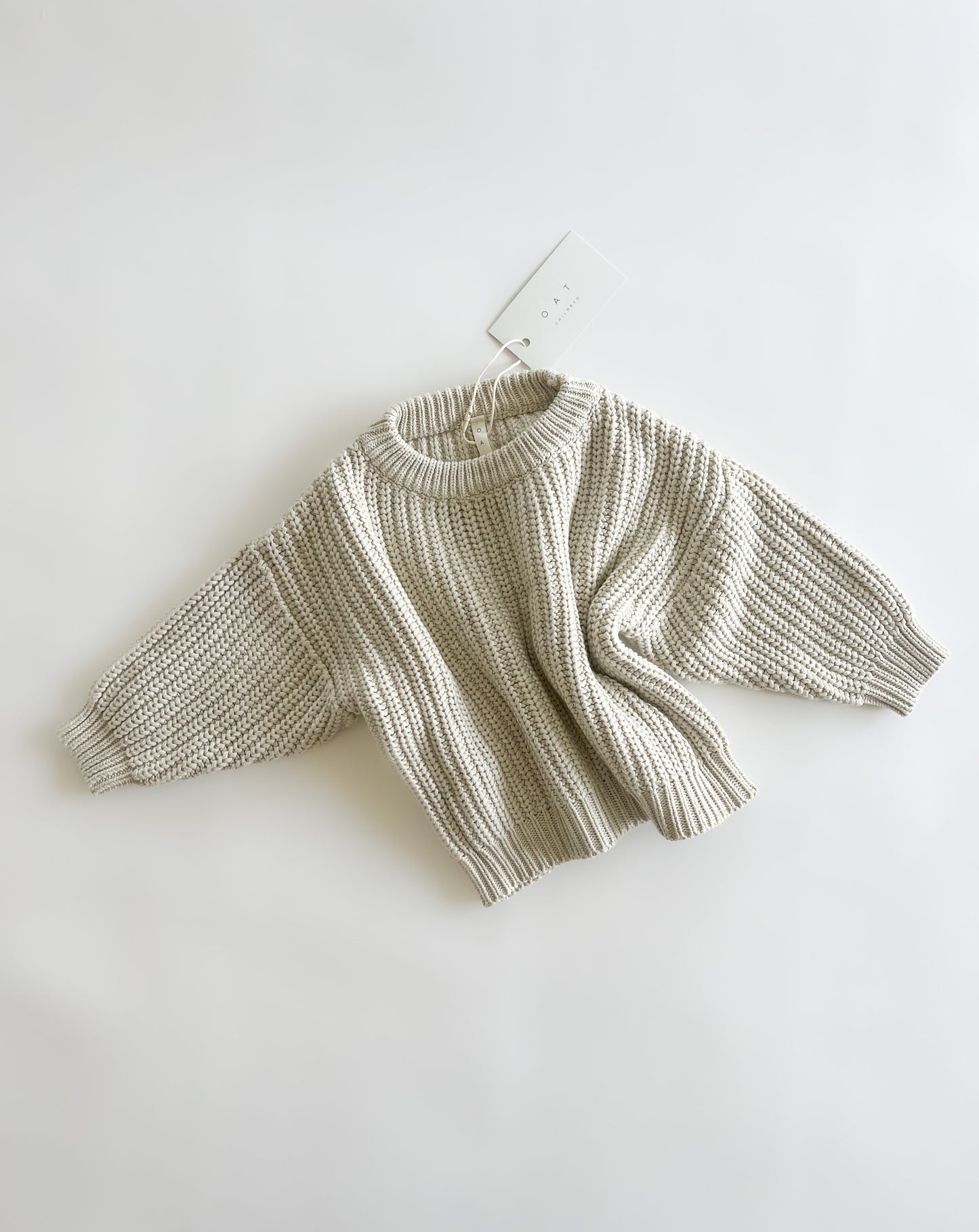 ‘Gray Marle’ Chunky Knit Sweater