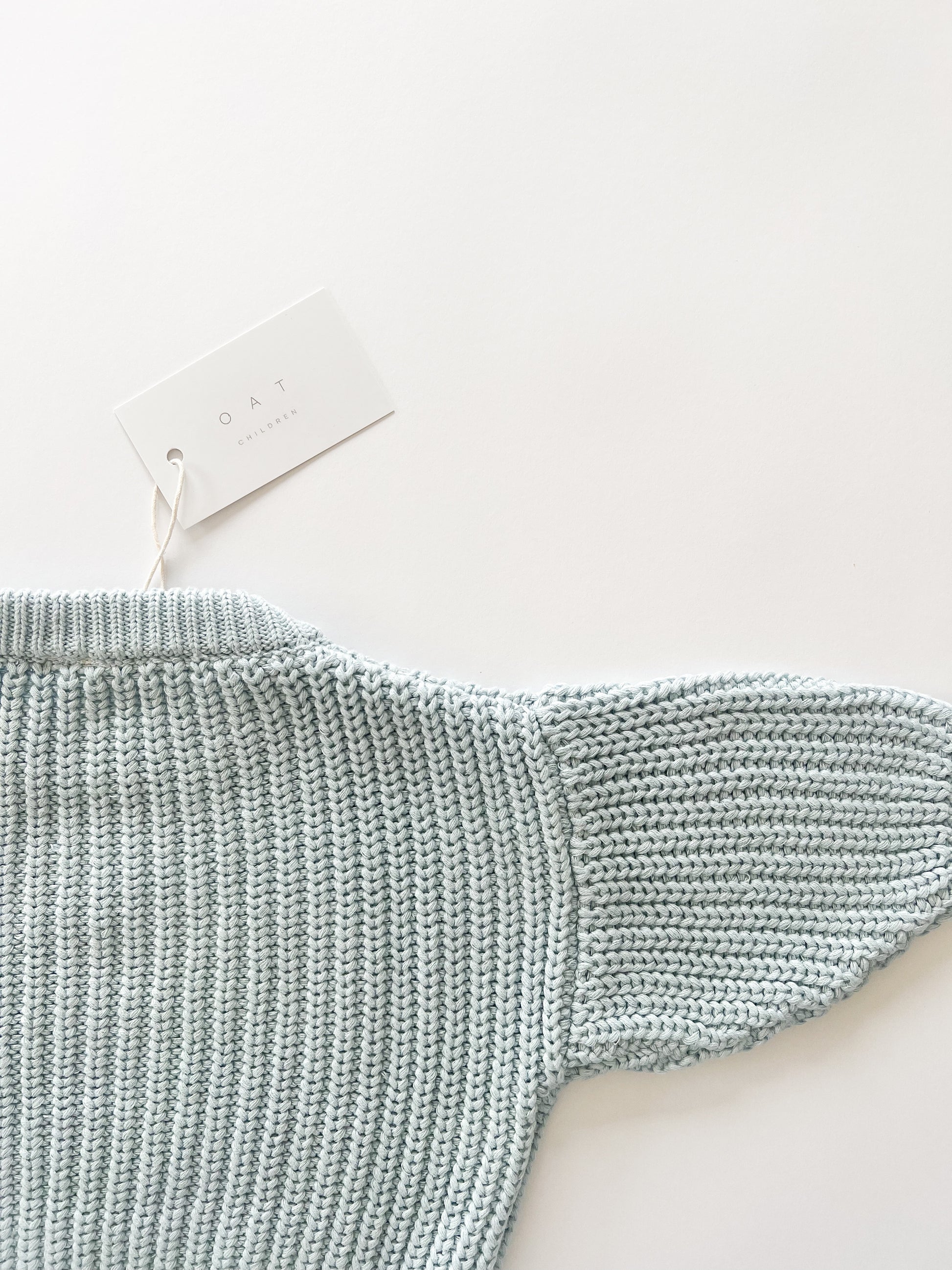 Sky Blue' Chunky Knit Sweater – Oat Co