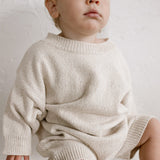‘ Oatmeal ‘ Knit Playsuit