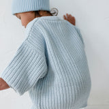 ‘Sky Blue’ Chunky Knit Sweater