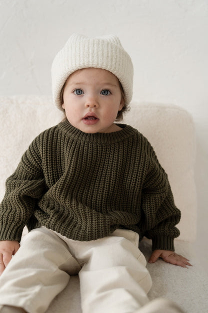 ‘Pine’ Chunky Knit Sweater