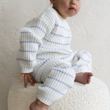 ‘Lilac Stripe’ Ribbed Knit Pant