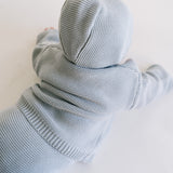 Purl Knit Sweater ‘Sky Blue’