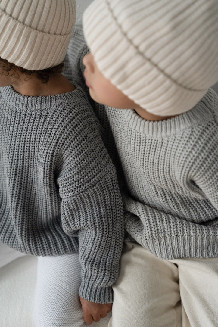 ‘Rain’ Chunky Knit Sweater