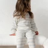 Children’s ‘Sky Blue Stripe’ Ribbed Knit Sweater