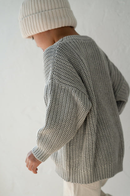 ‘Rain’ Chunky Knit Sweater