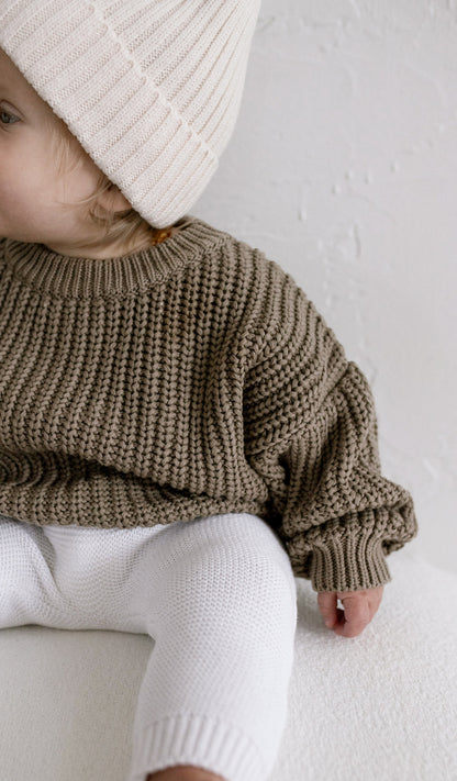 ‘Oak’ Chunky Knit Sweater