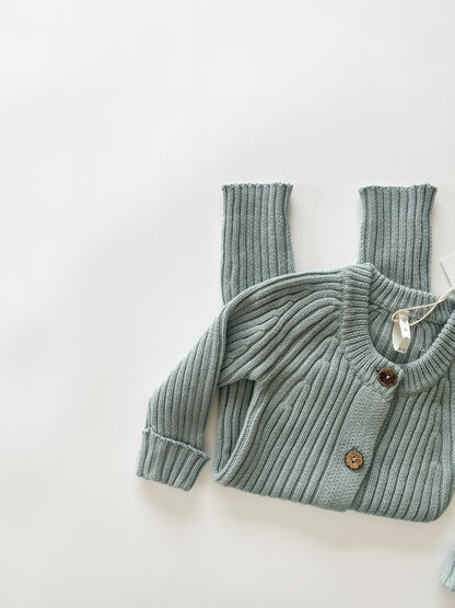 'Fog' Ribbed Playsuit