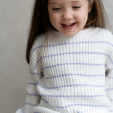 ‘Lilac Stripe’ Ribbed Knit Sweater