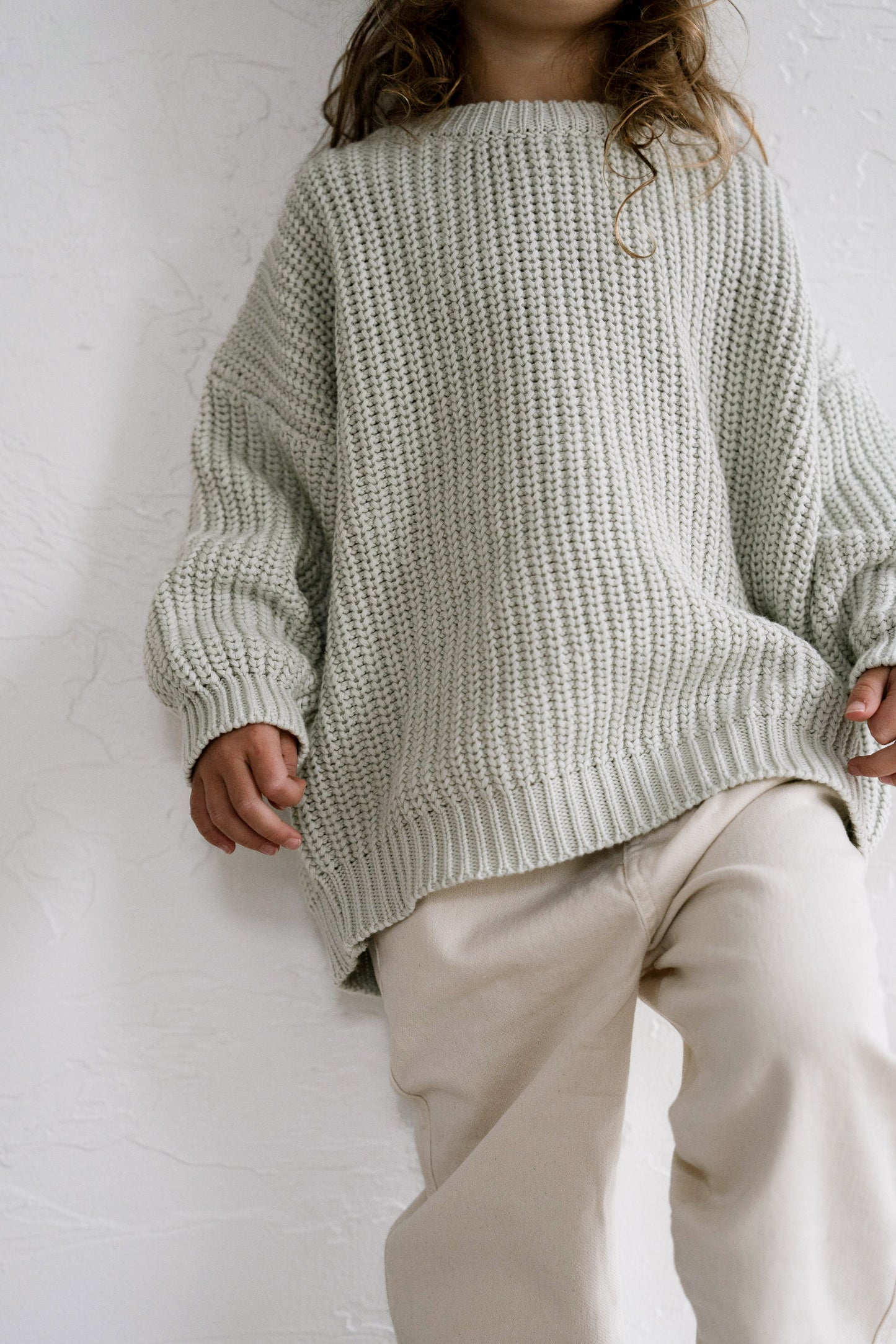 ‘Mint’ Chunky Knit Sweater