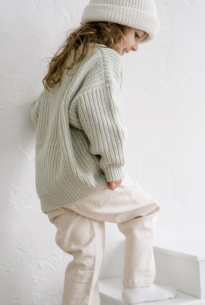 ‘Mint’ Chunky Knit Sweater