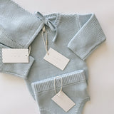 Purl Knit Bloomer Shorts ‘Sky Blue’