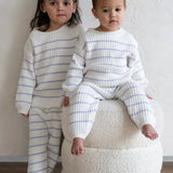 ‘Lilac Stripe’ Ribbed Knit Pant