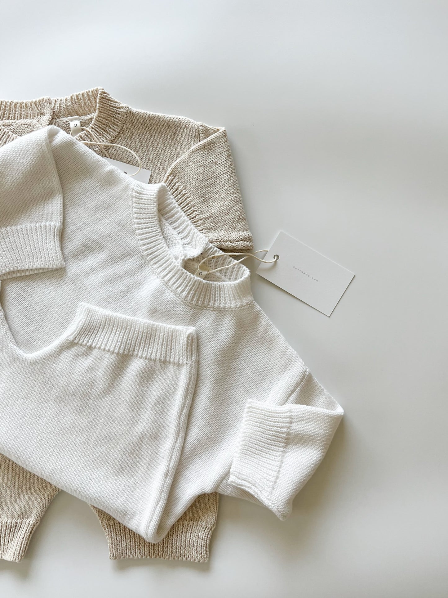 ‘ Dove ‘ Knit Playsuit
