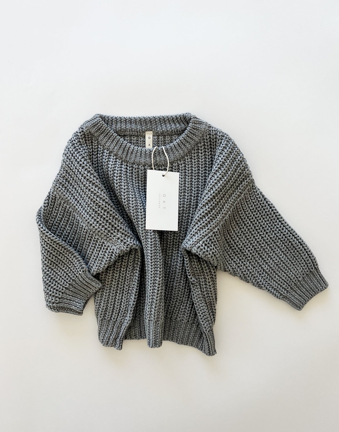 ‘Storm Gray’ Chunky Knit Sweater