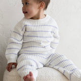 ‘Lilac Stripe’ Ribbed Knit Sweater