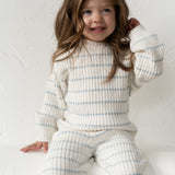 Children’s ‘Sky Blue Stripe’ Ribbed Knit Pant